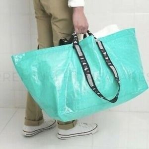IKEA Bags - 2 IKEA Slukis Frakta TURQUOISE Reusable Tote Bags IKEA Bags - 2 IKEA Slukis Frakta TURQUOISE Reusable Tote Bags